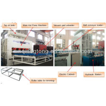 Painel de partículas laminadas / painéis de parede máquina de imprensa